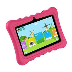 Shock-resistant Silicone Snap-on Case with Stand for 7” Tablets