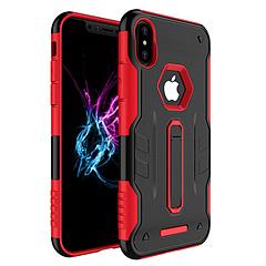 Rugged Phone Case for iPhone X Drop-protection Phone Case with Kickstand Heavy Duty Dual Layers Phone Protective Cover
