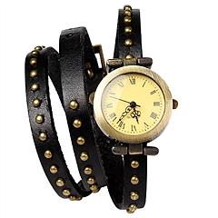 Fashionable Rivet Leather Belt Retro Watch Hand Chain