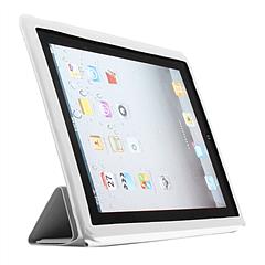 iPad 2 Smart Cover PU Leather Magnetic Case Stand Wake Up Sleep,White