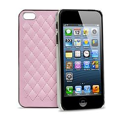 Soft Synthetic Leather Back Case Cover for iPhone 5