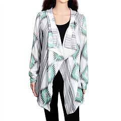 Women Open Front Cardigan Long Sleeve Shawl Neck Breathable Cardigan Well Collection w/ T-Shirt Tank Jeans Leggings