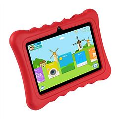 Shock-resistant Silicone Snap-on Case with Stand for 7” Tablets