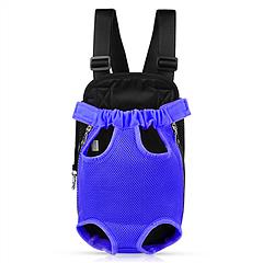 Dog Carrier Backpack Legs Out Front Pet Backpack Carrier Travel Bag Adjustable Shoulder Straps for Hiking Camping Shopping Biking