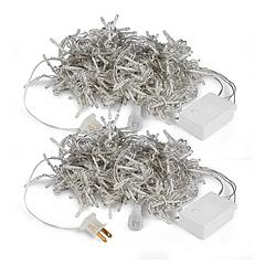 3M 300 LEDs String Curtain Light IP44 String Fairy Lights Party Xmas Decor Lamps W/ Remote