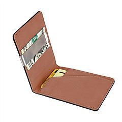 Unisex PU Leather Wallet RFID Blocking Slim Bifold Credit Card Holder with Money Clip