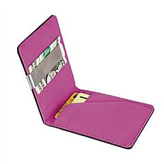 Unisex PU Leather Wallet RFID Blocking Slim Bifold Credit Card Holder with Money Clip