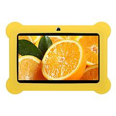 Silicone Kids Shockproof Anti-scratch Case for KOCASO M752H in Yellow