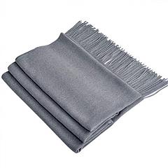 Mens Womens Oversize Cashmere Wool Shawl Wraps Blanket Winter Solid Scarf Soft Pashmina 79" X 28"