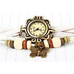 Vintage Women\'s Watch Bohemian Handmade Leather Watch Quartz Wrist Watch Fashion
