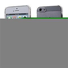 Clear Crystal Hard Snap-On Transparent Case Skin Cover(White) for iPhone5