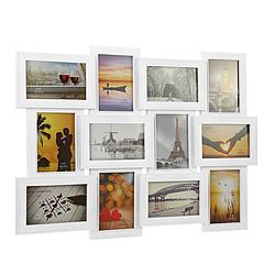 12/18 Pictures Frames Collage for Photos in 4" x 6" Glass Protection Display Wall Mounting Gallery Home Decor Kit