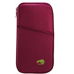 Travel Passport Wallet 12Cells Ticket ID Credit Card Holder Water Repellent Documents Phone Organizer Zipper Case Business Trip Daily Use