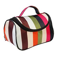 Travel Makeup Bag Portable Cosmetic Organizer with Cosmetic Mirror Waterproof Toiletry Wash Bag for Women