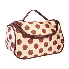 Travel Makeup Bag Portable Cosmetic Organizer with Cosmetic Mirror Waterproof Toiletry Wash Bag for Women