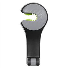Car Hook Car Seat Back Hook Car Headrest Hook Hanger with Phone Mount Holder Lock Phone Bracket