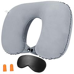 Travel Pillow Inflatable U Shape Neck Pillow Neck Support Head Rest Office Nap Car Airplane Cushion