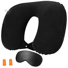 Travel Pillow Inflatable U Shape Neck Pillow Neck Support Head Rest Office Nap Car Airplane Cushion