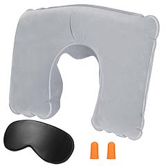 Travel Pillow Inflatable U Shape Neck Pillow Neck Support Head Rest Office Nap Car Airplane Cushion