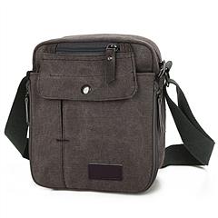 Unisex Crossbody Bags Canvas Phone Tablet PC Shoulder Bag Credit Card Key Messenger Purse