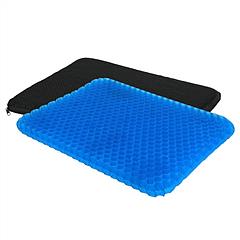 Gel Seat Cushion Non-Slip Breathable Honeycomb Sitting Cushion Pressure Relief Back Tailbone Pain Cushion Pad w/ Cover For Car Office Chair Classroom 