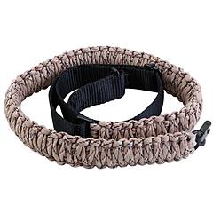 Tactical Paracord Sling Adjustable Paracord Strap Gun Belt Rifle Gun Sling w/ Dual Point 360 Degree Swivel Rotating Latches