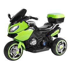 3 Wheel Motorcycle For Kids Aged 1-6 Battery Powered Ride On Toy Electric Tricycle w/Music Story Broadcasting Headlight Rear Light Forward Reverse