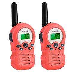 Kid Walkie Talkies 22 Channels 2 Way Radio Gift Toy Backlit LCD 3KMs Range Walky Talky Adventures Camping Hiking