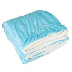 Fleece Throw Blanket Warm Soft Flannel Bed Cover Cuddly Cozy Sofa Travel Car Blanket w/ Queen King Throw Size Optional