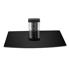 Floating Wall Mounted Strengthened Tempered Glass Shelf for DVD Cable Boxes