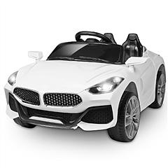 12V Electric Kids Ride-On Car w/ Parental Remote Control Music Horn LED Lights Swaying Function 3 Speeds For Kids Aged 1-6 Years