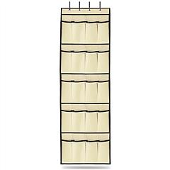 Over the Door Shoes Rack 20-Pocket Organizer 5-Layer Hanging Storage Shelf for Kids Shoes Closet Cabinet Slippers Small Toys