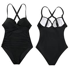 Women’s One Piece Swimsuit Beachwear Swimwear Tummy Control Cutout High Waist Bathing Suit Wrap