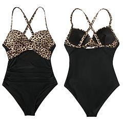 Women’s One Piece Swimsuit Beachwear Swimwear Tummy Control Cutout High Waist Bathing Suit Wrap