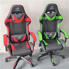 Gaming Racing Chair Height Adjustable Ergonomic PC Computer Chair E-Sports Gamer Office Task Swivel Chair w/ Headrest Lumbar Support Pillow 441lbs Wei
