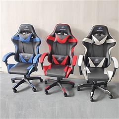Gaming Racing Chair Ergonomic PC Computer Chair Height Adjustable E-Sports Gamer Office Task Swivel Chair w/ Headrest Lumbar Support Pillow 441lbs Loa