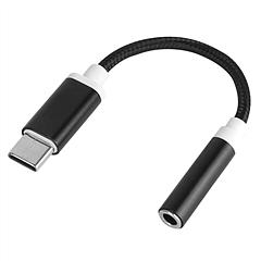 USB-C Type C Adapter Port to 3.5mm Aux Audio Jack Earphone Headphone Cable Cord