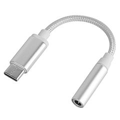 USB-C Type C Adapter Port to 3.5mm Aux Audio Jack Earphone Headphone Cable Cord