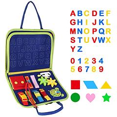 Kids Busy Board Sensory Activity Board Preschool Learning Toys Montessori Educational Gift for 1-6 Years Old Baby Toddler Girls Boys