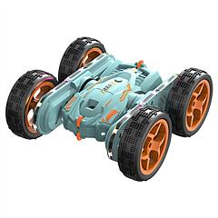 Kid Driving RC Stunt Car 7 Color Strip Light Dynamic Music Swing Arm Double-sided   Rolling Remote Control Car Off Road 2.4GHz 4WD Rechargeable Racing