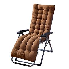 66.92x22.04in Thickened Chaise Lounger Cushion Recliner Rocking Chair Sofa Mat Deck Chair Cushion
