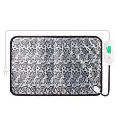 Pet Heating Pad Dog Cat Electric Heating Mat Waterproof Adjustable Warming Blanket with Chew Resistant Steel Cord Case