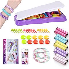 Bracelet Making Kit DIY Arts and Crafts Toys Kids Travel Activity Set Birthday Gifts For 6 7 8 9 10 11 12 Year Old Girls