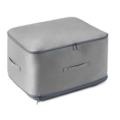 Large Foldable Storage Bag For Comforter Quilt Blanket Clothes Pillows Beddings Self Compression Organizer For Duvet Closet Storage Containers With Du