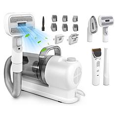 Professional Pet Hair Grooming Vacuuming Kit with 7 Grooming Tools Dog Clipper 2.5L Dust Cup 10000PA Strong Suction Low Noise Hair Remover Pet Hair Gr Professional Pet Hair Grooming Vacuuming Kit with 7 Grooming Tools Dog Clipper 2.5L Dust Cup 10000PA Strong Suction Low Noise Hair Remover Pet Hair Gr