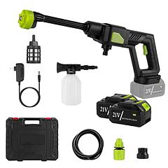 Cordless Pressure Washer Portable Electric Power Washer High Pressure Water Sprayer 435PSI Car Washer Cleaner with 6-in-1 Nozzle Foam Bottle Filter 15