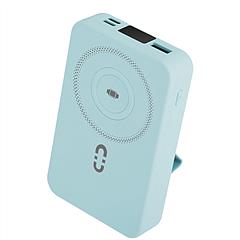 3 In 1 10000mAh MagSafe Fast Charging Power Bank PD20W Portable Charger with 2 Built In Cables Stand Fit for IOS Phone 16 15 13 Series And More