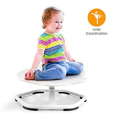 Kids Spinning Chair Autism Sensory Swivel Chair Balancing Seat Toy Rotation Chair for Autistic Kids Train Body Coordination Relieve Motion Sickness fo