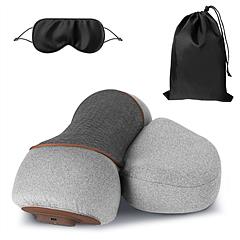 3 In 1 Neck Massager Pillow With Vibration Heating Therapy Airbag Stretching Memory Foam Fillings Ergonomic Cervical Massager With Portable Storage Ba