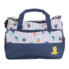 5Pcs Baby Nappy Diaper Bags Set Mummy Diaper Handbags with Diaper Pad Food Bag Bottle Bag Travel Tote Bags For Mom Dad